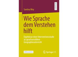 9783658360375 - Wie Sprache dem Verstehen hilft - Santina Wey Kartoniert (TB)