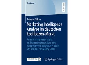 9783658362690 - BestMasters   Marketing Intelligence Analyse im deutschen Kochboxen-Markt - Patricia Gillner Kartoniert (TB)