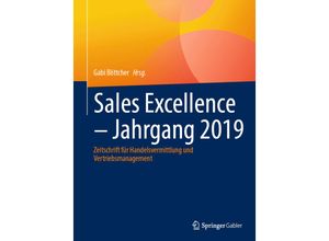 9783658366605 - Sales Excellence - Jahrgang 2019 Gebunden