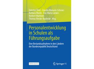 9783658369248 - Personalentwicklung in Schulen als Führungsaufgabe Kartoniert (TB)