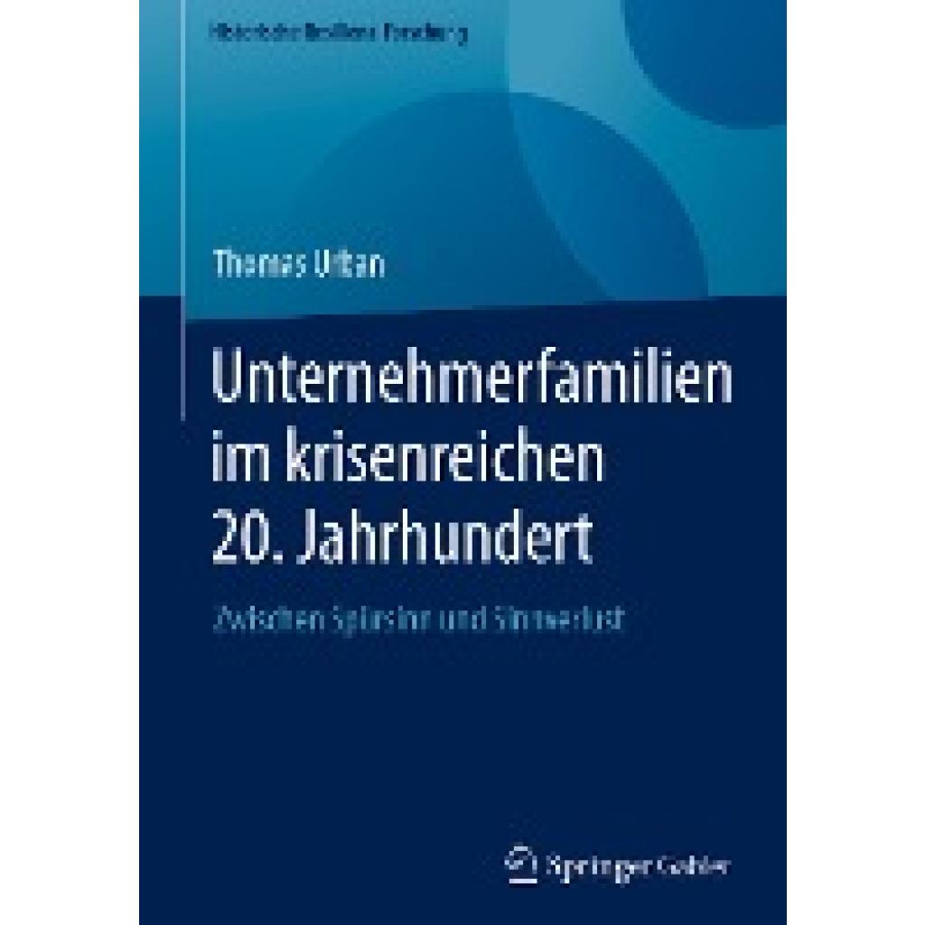 9783658392802 - Urban Thomas Unternehmerfamilien im krisenreichen 20 Jahrhundert