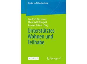 9783658404475 - Unterstütztes Wohnen und Teilhabe Kartoniert (TB)