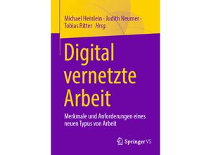 9783658406141 - Digital vernetzte Arbeit Kartoniert (TB)