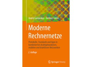 9783658406837 - Moderne Rechnernetze - Andriy Luntovskyy Dietbert Gütter Kartoniert (TB)