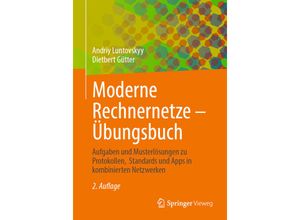 9783658412944 - Moderne Rechnernetze - Übungsbuch - Andriy Luntovskyy Dietbert Gütter Kartoniert (TB)