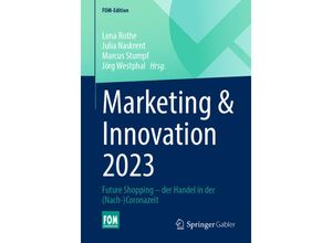 9783658413088 - FOM-Edition   Marketing & Innovation 2023 Kartoniert (TB)