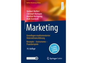 9783658417543 - Marketing m 1 Buch m 1 E-Book - Heribert Meffert Christoph Burmann Manfred Kirchgeorg Gebunden