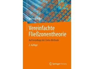 9783658418328 - Vereinfachte Fließzonentheorie - Hartwig Hübel Kartoniert (TB)