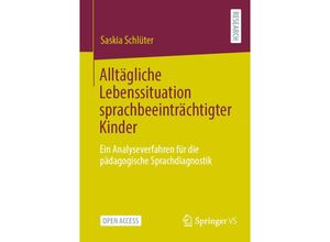 9783658421472 - Alltägliche Lebenssituation sprachbeeinträchtigter Kinder - Saskia Schlüter Kartoniert (TB)