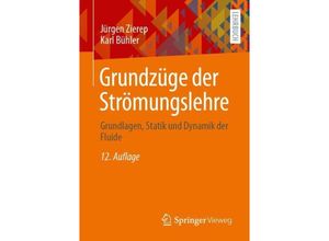 9783658422226 - Grundzüge der Strömungslehre - Jürgen Zierep Karl Bühler Kartoniert (TB)