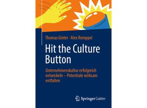 9783658427689 - Hit the Culture Button Unternehmenskultur erfolgreich entwickeln - Potentiale wirksam entfalten - Thomas Ginter Alex Romppel Kartoniert (TB)