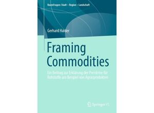 9783658429294 - RaumFragen Stadt - Region - Landschaft   Framing Commodities - Gerhard Halder Kartoniert (TB)