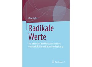 9783658429539 - Radikale Werte - Max Haller Kartoniert (TB)