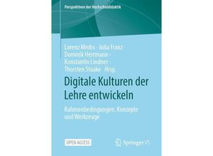 9783658433789 - Digitale Kulturen der Lehre entwickeln Kartoniert (TB)