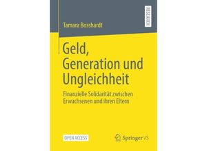 9783658439231 - Geld Generation und Ungleichheit - Tamara Bosshardt Kartoniert (TB)