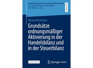 9783658439484 - Grundsätze ordnungsmäßiger Aktivierung in der Handelsbilanz und in der Steuerbilanz - Michael Knoblauch Kartoniert (TB)