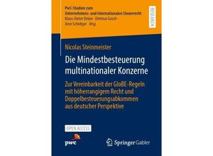 9783658440589 - Die Mindestbesteuerung multinationaler Konzerne - Nicolas Steinmeister Kartoniert (TB)