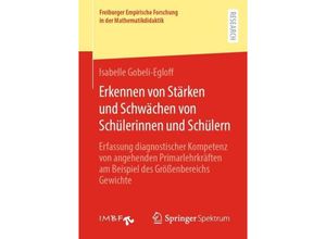 9783658441333 - Erkennen von Stärken und Schwächen von Schülerinnen und Schülern - Isabelle Gobeli-Egloff Kartoniert (TB)