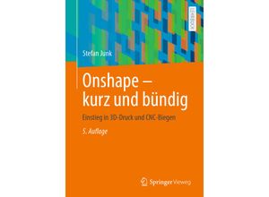 9783658446277 - Onshape - kurz und bündig - Stefan Junk Kartoniert (TB)