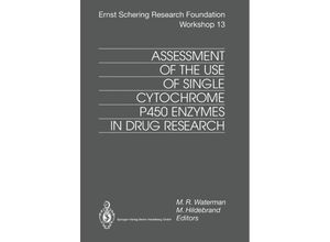 9783662030219 - Assessment of the Use of Single Cytochrome P450 Enzymes in Drug Research Kartoniert (TB)