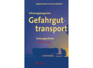 9783662098318 - Schulungsprogramm Gefahrguttransport - Siegfried Kreth Kartoniert (TB)