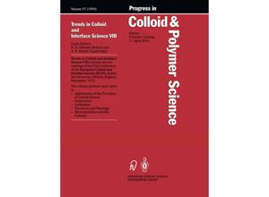 9783662160367 - Trends in Colloid and Interface Science VIII Kartoniert (TB)