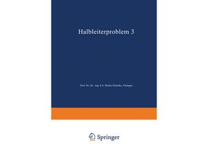 9783662161111 - Advances in Solid State Physics   HP3   Halbleiterprobleme Kartoniert (TB)