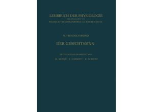 9783662220863 - Lehrbuch der Physiologie   Der Gesichtssinn Grundzüge der Physiologischen Optik - Wilhelm Trendelenburg Kartoniert (TB)