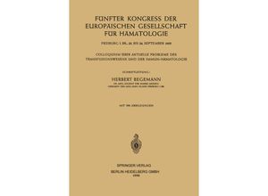 9783662236741 - Fünfter Kongress der Europäischen Gesellschaft für Hämatologie - European Society of Haematology Herbert Begemann Kartoniert (TB)