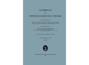 9783662333549 - Lehrbuch der Physiologischen Chemie 2 Tle - Olof Hammarsten Kartoniert (TB)