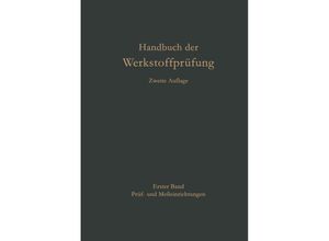 9783662419496 - Prüf- und Meßeinrichtungen - E Amedick Rudolf Berthold K H Bußmann N Ludwig Erich Siebel Kartoniert (TB)