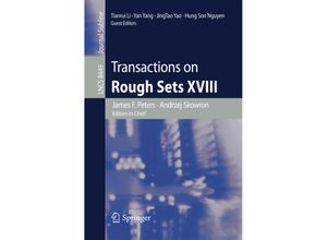 9783662446799 - Transactions on Rough Sets XVIII Kartoniert (TB)