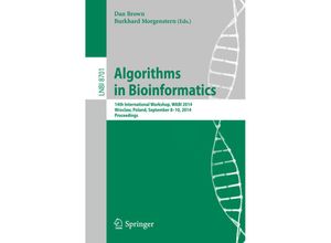 9783662447529 - Algorithms in Bioinformatics Kartoniert (TB)