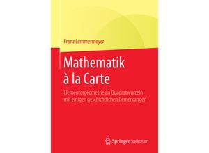 9783662452691 - Mathematik à la CarteBd1 - Franz Lemmermeyer Kartoniert (TB)