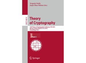 9783662464939 - Theory of Cryptography Kartoniert (TB)