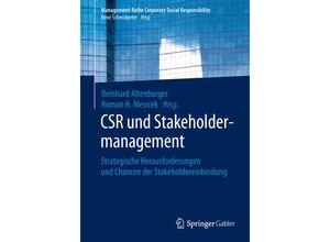 9783662465592 - Management-Reihe Corporate Social Responsibility   CSR und Stakeholdermanagement Kartoniert (TB)