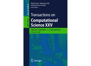 9783662470732 - Transactions on Computational Science XXV Kartoniert (TB)