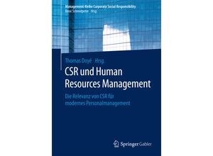 9783662476826 - Management-Reihe Corporate Social Responsibility   CSR und Human Resources Management Kartoniert (TB)