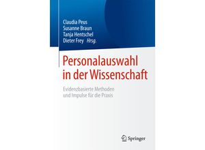 9783662481110 - Personalauswahl in der Wissenschaft Kartoniert (TB)