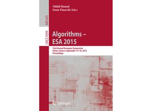 9783662483497 - Algorithms - ESA 2015 Kartoniert (TB)