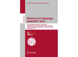 9783662487969 - Advances in Cryptology -- ASIACRYPT 2015 Kartoniert (TB)