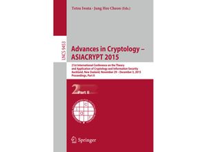 9783662487990 - Advances in Cryptology - ASIACRYPT 2015 Kartoniert (TB)