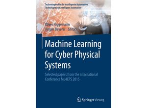 9783662488362 - Machine Learning for Cyber Physical Systems Kartoniert (TB)