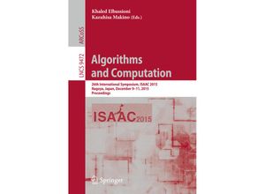 9783662489703 - Algorithms and Computation Kartoniert (TB)