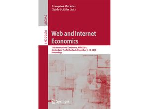 9783662489949 - Web and Internet Economics Kartoniert (TB)