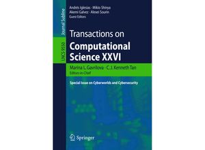 9783662492468 - Transactions on Computational Science XXVI Kartoniert (TB)