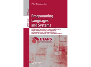 9783662494974 - Programming Languages and Systems Kartoniert (TB)