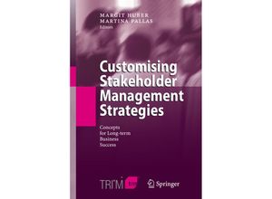 9783662500576 - Customising Stakeholder Management Strategies Kartoniert (TB)