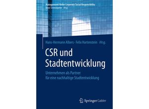 9783662503126 - Management-Reihe Corporate Social Responsibility   CSR und Stadtentwicklung Kartoniert (TB)