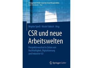 9783662505304 - Management-Reihe Corporate Social Responsibility   CSR und neue Arbeitswelten Kartoniert (TB)